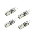 2 W - 220 V Ledli Kapsül Ampul G4 Duylu İğne Bacaklı Led Ampul Beyaz Işık 4 Adet