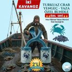 2 x 240 gr Craboutdoor Crab Yengeç Turkuaz Anzeli Naturel Çakşır Otu Macunlu Ballı Polenli Mavi Yaban Mersinli Multivitamin Bitkisel Macun - 2 Kavanoz