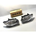 2 x Bmw 1 Serisi E87 E81 E88 03-13 Halojen Ön Far Sol-Sağ Depo - Renkli