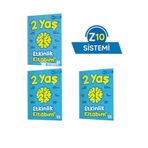 2 Yaş Etkinlik Kitabım Seti - Z10 Sistemi - Yükselen Zeka Yayınları