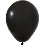 20 Adet 12 Inç 30 cm Pastel Siyah Balon Doğum Günü Süsleme - Pastel 12 İnç 30 Cm
