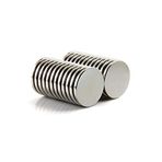 20 Adet 20x2 mm Yuvarlak Güçlü Neodyum Mıknatıs (Çap 20 mm Kalınlık 2 mm)