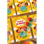 20 Adet 23 Nisan Şeker Ve Balon Konulabilen Tebrik Kartı 10 Lu Set Sınıf Dağıtımlık Hediyelik Kart
