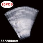 20 ADET-(5.5X28 Cm) 60/1 Adet Tek Kullanımlık Buz Popsicle Kalıp Çanta Şeffaf Kendinden Mühürlü Buz Küpü Çanta Dıy Yoğurt Suyu Smoothies Mutfak Aletleri (Yurt Dışından) - Ice Cream Sticks - Renkli