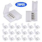20 Adet 5050 Rgb 4 Pin 3 Çipli Rgb Şerit Led Ekleme Aparatı