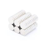 20 Adet 9x3 mm Yuvarlak Güçlü Neodyum Mıknatıs (Çap 9 mm Kalınlık 3 mm)