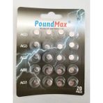 20 Adet AG3 LR41 LR736 / L736 / G3 / G3A / 3GA / 192 / GP192 / V3GA / RW87 1.5V PoundMax Alkalin Düğme Piller Küçük Elektronik Ev Aletleri, Araba Anahtarları, ölçüm cihazları ve hesap makineleri