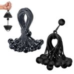 20 adet bilyeli germe lastiği, küreli branda gergisi, 15 cm, siyah küreli germe lastikleri, kancalı germe lastiği, lastik germe lastiği, branda, çadır, afiş, çardak, ağ için