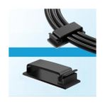 20 Adet Kablo Düzenleyici Klips – Güçlü Kendinden Yapışkanlı Kablo Tutucu – Masa Altı - Masa Üstü ve Duvar Kablo Yönetimi – Usb, Şarj, Hdmı, Ethernet Kablosu ve Ofis Kabloları Için Uygun 20’li Set - Option-1 - 0 - Siyah