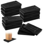 20 adet kauçuk mobilya takozu, 50 x 30 x 6 mm takoz, mobilya, plastik kama, mobilya tesviye pedi, plastik kama, kapı stoperi, kapı stoperi, kapı stoperi, dolap pulları, masa ayağı dengeleyici