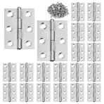 20 adet menteşe katlanabilir – paslanmaz çelik 44 mm × 30 mm, paslanmaz çelik menteşe, kapı menteşesi, piyano bandı, menteşeler, küçük menteşe bandı, kapılar, pencereler, dolaplar için