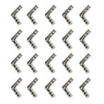 20 adet pirinç varil menteşe, 5 x 30 mm mini silindirik gizli mobilya menteşeleri, takı kutusu, müzik kutusu, kurşun kalem kutusu, dolap kapısı için (nikel rengi)