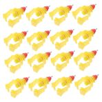 20 Adet Tavuk Yemliği Sulama Otomatik Tavuk Su Besleme Seti Vidalı Tip Sarı Tavuklar Ve Kuşlar Için Rastgele Renk