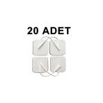 20 Adet Tens Pediı Kablolu Yedek Elektrot 5X5 Tens Pedi