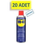 20 Adet Wd-40 Çok Amaçlı Sıvı, Yağ Çözücü, Pas Sökücü, Temizleyici ve Koruyucu Bakım Spreyi 400 ml