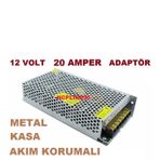 20 AMPER 12 VOLT TRAFO ADAPTÖR ŞARJ GÜÇ KAYNAĞI (LET LED KAMERA )