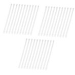 20 çift sütyen kadınlar için sütyen sırtı açık elbise Halter sutyen şeffaf çift taraflı bant çift sopa bant, Şeffaf x 3 adet, 40x1.5cmx3pcs
