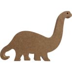 20 cm 18 mm Dinozor Uzun Boyunlu.dik Durabilir.boyanabilir Ham Ahşap Obje.ahşap Boyama Ürünü.ahşap Hayvan Figürü Hobi Boyama