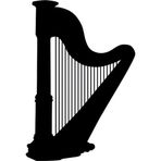 20 cm Arg Müzik Aleti Folyo Sticker