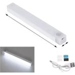 20 cm Beyaz Işık Hareket Sensörlü Dolap Içi Çalışma Masası Mutfak Tezgah Altı USB LED Işık - 100 - 200 W