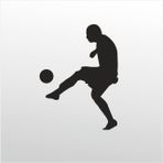 20 cm Futbol Folyo Sticker