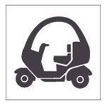 20 cm Motorsiklet Folyo Sticker