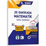 20 Dakikada 6. Sınıf Matematik Soru Bankası | Video Çözümlü Yeni Müfredat Uyumlu Matematik Kaynak Kitabı