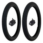 20 Jant Bisiklet Lastik Seti - 2 Dış + 2 İç Lastik - 20 X 2.125 - Dişsiz Asfalt Yol Tipi