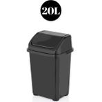 20 Litre Çöp Kovası - Yok - Siyah