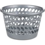 20 Litre Plastik Çamaşır Sepeti Küçük, Hafif ve Pratik, Dayanıklı Tasarım - Altın - Gümüş - Bakır - Seçenek 1