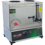 20 Lt Elektrikli Çay ve Kahve Kazanı Beyaz, Pratik ve Şık Çay Ocağı - Ahşap - Beyaz