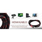 20 METRE ÇELİK ÖRGÜLÜ 3D STANDART HDMI KABLO
