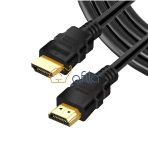20 Metre Hdmı Kablo Altın Uçlu V2.0 (3840*2160) 4K 60Hz Kablosu (20Mt) Düz Siyah