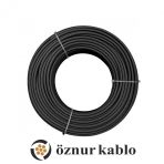 20 Metre Oznur 6 Mm Solar Kablo H1z2z2-K Siyah (Fotovoltaık)