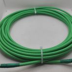 20 METRE YEŞİL UYDU ANTEN KABLOSU RG6 U4 64 TELLİ 4K ULTRA HD UÇLARI TAKILI