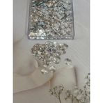 20 mm (2 Cm) Pul Çanta, Supla, Patik Pulu 25 gr 10 3D Gümüş - Gri - Gümüş