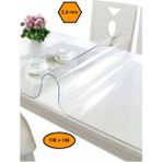 2,0 mm Pvc Masa Örtüsü, Şeffaf Masa Kaplaması, 100X180