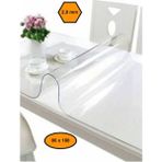 2,0 mm Pvc Masa Örtüsü, Şeffaf Masa Kaplaması, 80X180
