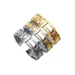 20 Mm Uyumlu Çelik Saat Kordonu Gold Renk 0124