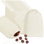20 paket kumaş çanta, 20 x 25 cm, büzgü ipli küçük pamuklu çanta, boyama için küçük kumaş çantalar, kendin yap kumaş çanta, takı, doğum günü, düğün, parti için hediye çantası