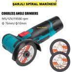 20 Watt Şarjlı Avuç Içi Spiral Avuç Taşlamalar 90 2 Yıl