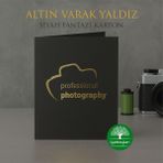 200 Adet Hazır Vesikalık Kabı / Vesikalık Kılıfı - Altın