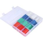 200 Adet Isıyla Daralan Makaron Seti Heat Shrink Elektrik Yalıtım - 001-Renkli