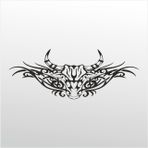 200 cm Boğa Deseni Folyo Sticker