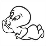 200 cm Casper Folyo Sticker