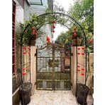 200 cm Genişliğinde Ağır Hizmet Tipi Tel Örgü Bahçe Kemeri Düğün Gül Dekorasyonu Balon Tutuculu (G140 x Y 230 cm)
