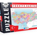 200 Parça Puzzle - Türkiye Haritası Kutulu Puzzle