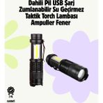2000 Lümen LED El Feneri - Suya Dayanıklı, Odaklı, Klipsli