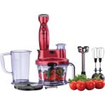 2000W Limitless El Blender Seti, Şık ve Güçlü Tasarım, Kırmızı Renk Seçeneği