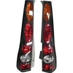 2002-2004 Honda Crv Modifiye Stop Lambası Sağ-Sol Set 2 Parça Sarı-Kırmızı-Beyaz Siyah Çerçeveli (Ad